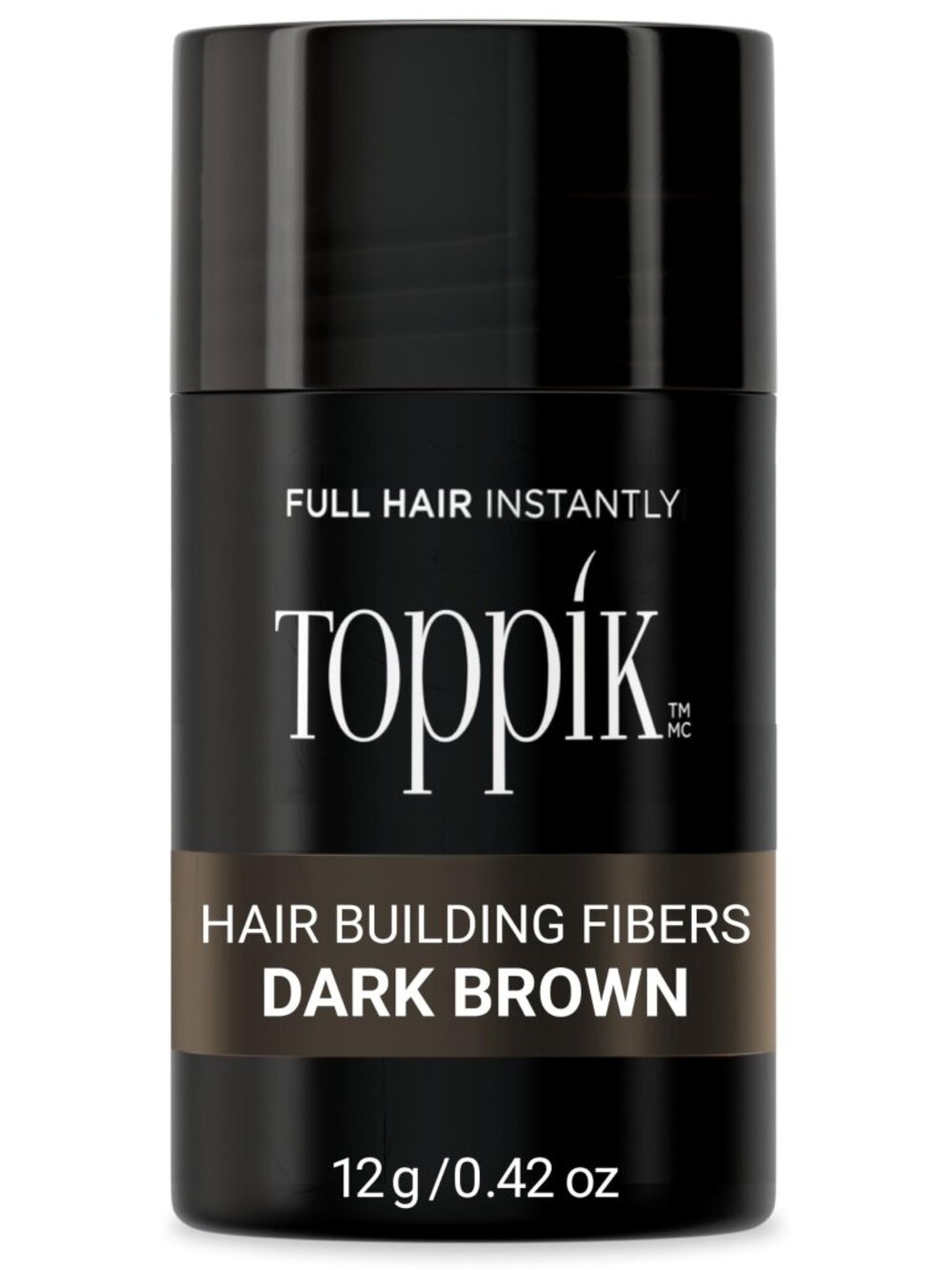 TOPPIK Hair Building Fibers,12 g, Fill In Fine In Dark Brown 12g